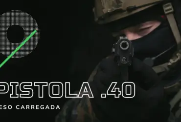 Pistola .40 carregada