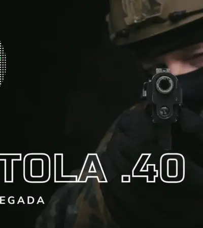 Pistola .40 carregada