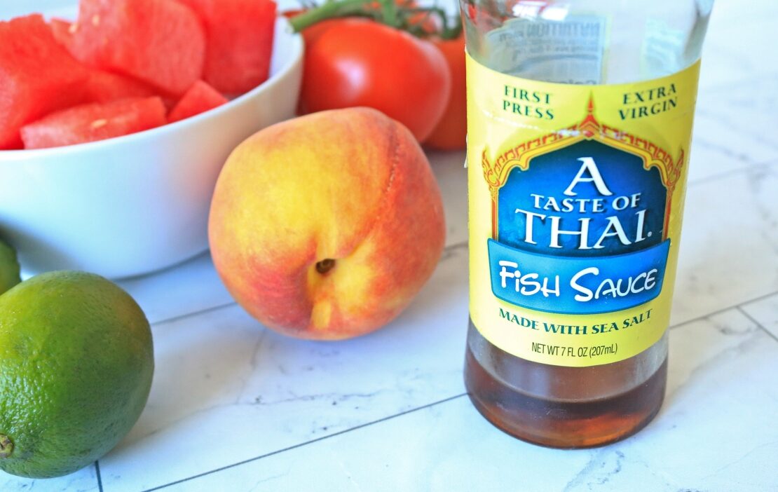Sua salada de frutas de verão pode usar um molho de peixe