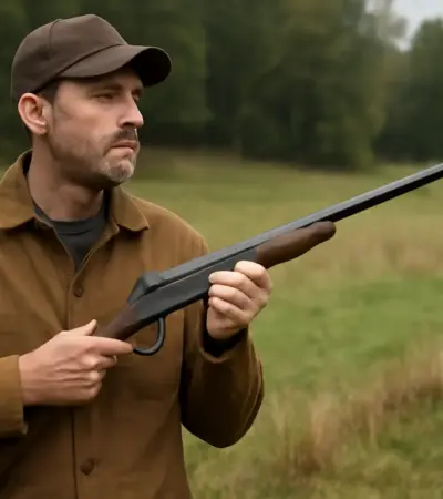 espingarda 36 homem segurando